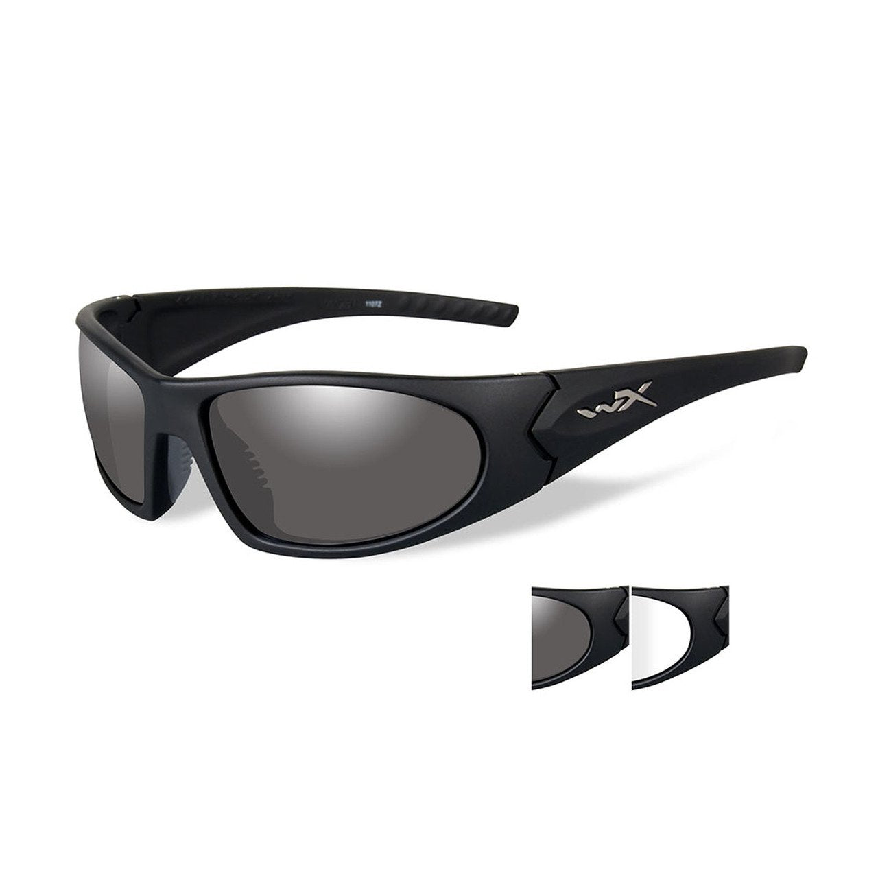 Wiley X Romer 3 Sunglasses Two Lens Matte Black Frame-Tactical Source LLC