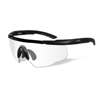 Wiley X Saber Advanced Eyeshield Clear Lens Matte Black Frame-Tactical Source LLC
