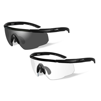 Wiley X Saber Advanced Eyeshield Two Lens Two Matte Black Frames-Tactical Source LLC