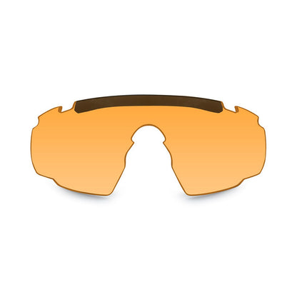 Wiley X Saber Advanced Eyeshield Vermillion Three Lens Matte Black Frame-Tactical Source LLC