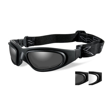 Wiley X SG1 Goggles Sunglasses Two Lens Black Frame-Tactical Source LLC