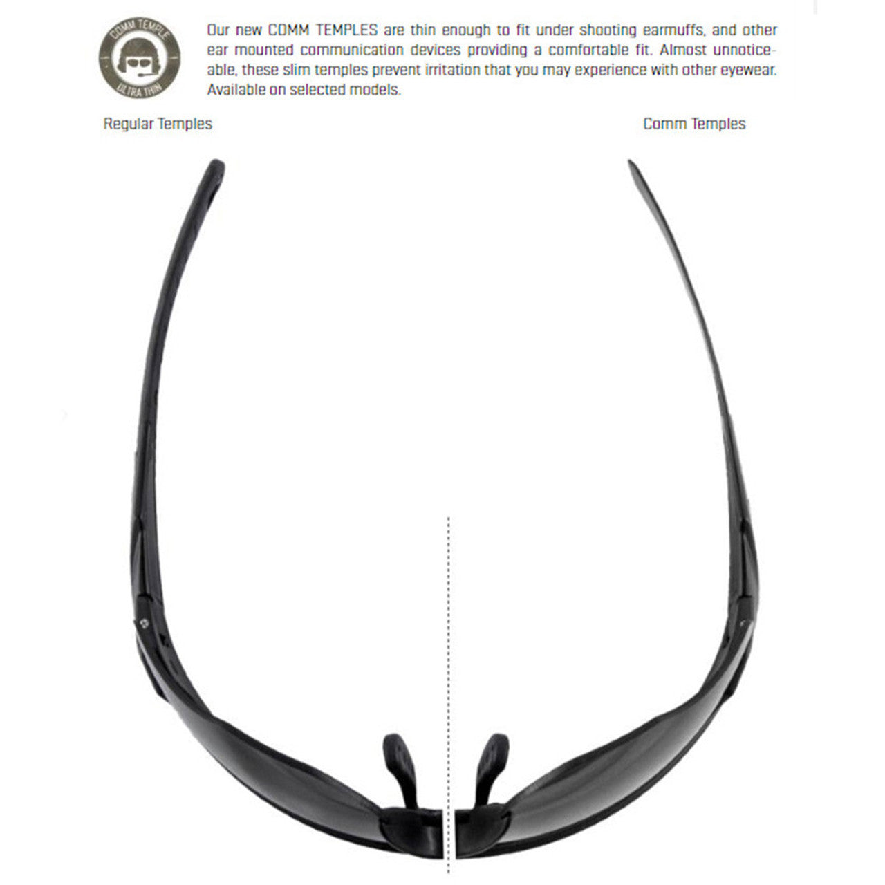 Wiley X Vapor 2.5 Three Lens System - Grey, Polarised Grey and Clear Lens with 2 Frames-Tactical Source LLC