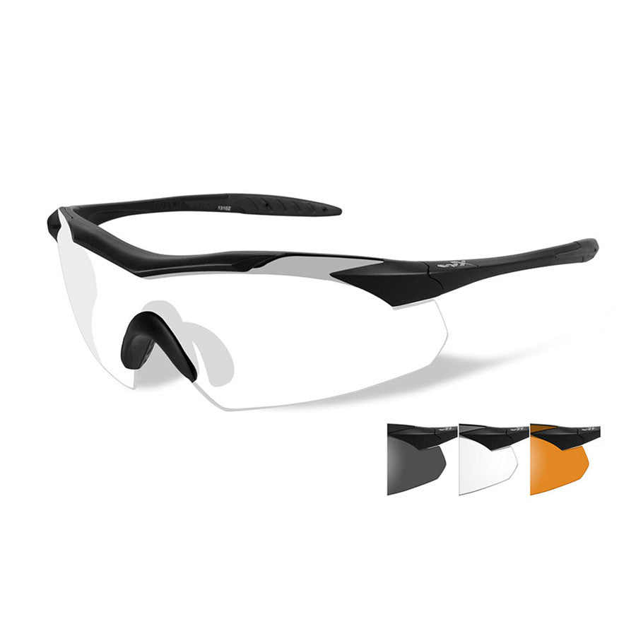 Wiley X Vapor 2.5 Three Lens with Matte Black Frame-Tactical Source LLC
