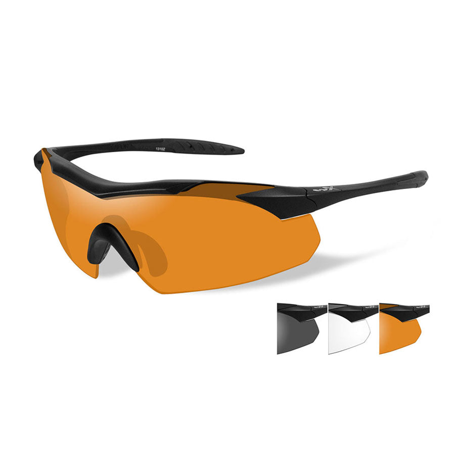 Wiley X Vapor 2.5 Three Lens with Matte Black Frame-Tactical Source LLC