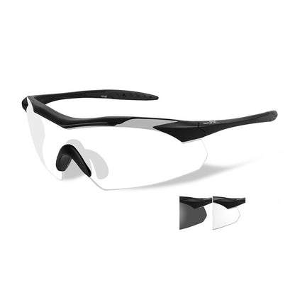 Wiley X Vapor Eyeshield Two Lens Matte Black Frame-Tactical Source LLC