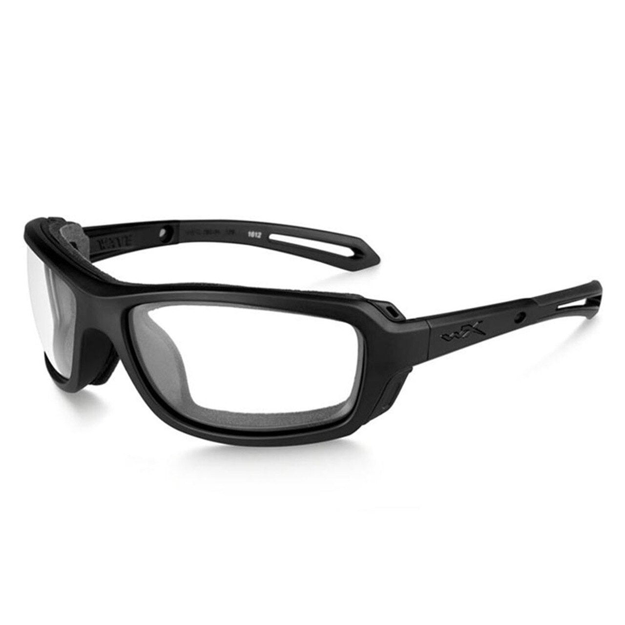 Wiley X Wave Sunglasses Clear Matte Black Frame-Tactical Source LLC
