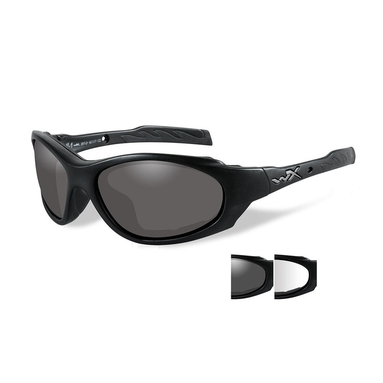 Wiley X XL1 Sunglasses Two Lens Matte Black Frame-Tactical Source LLC