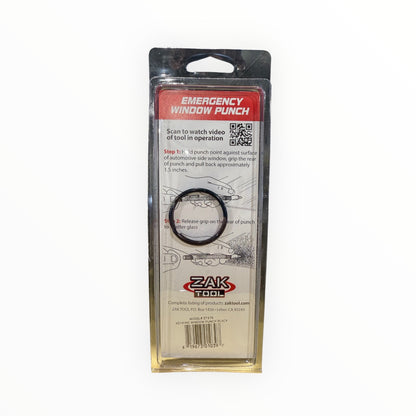 Zak Tool Key Ring Window Punch Black-Tactical Source LLC