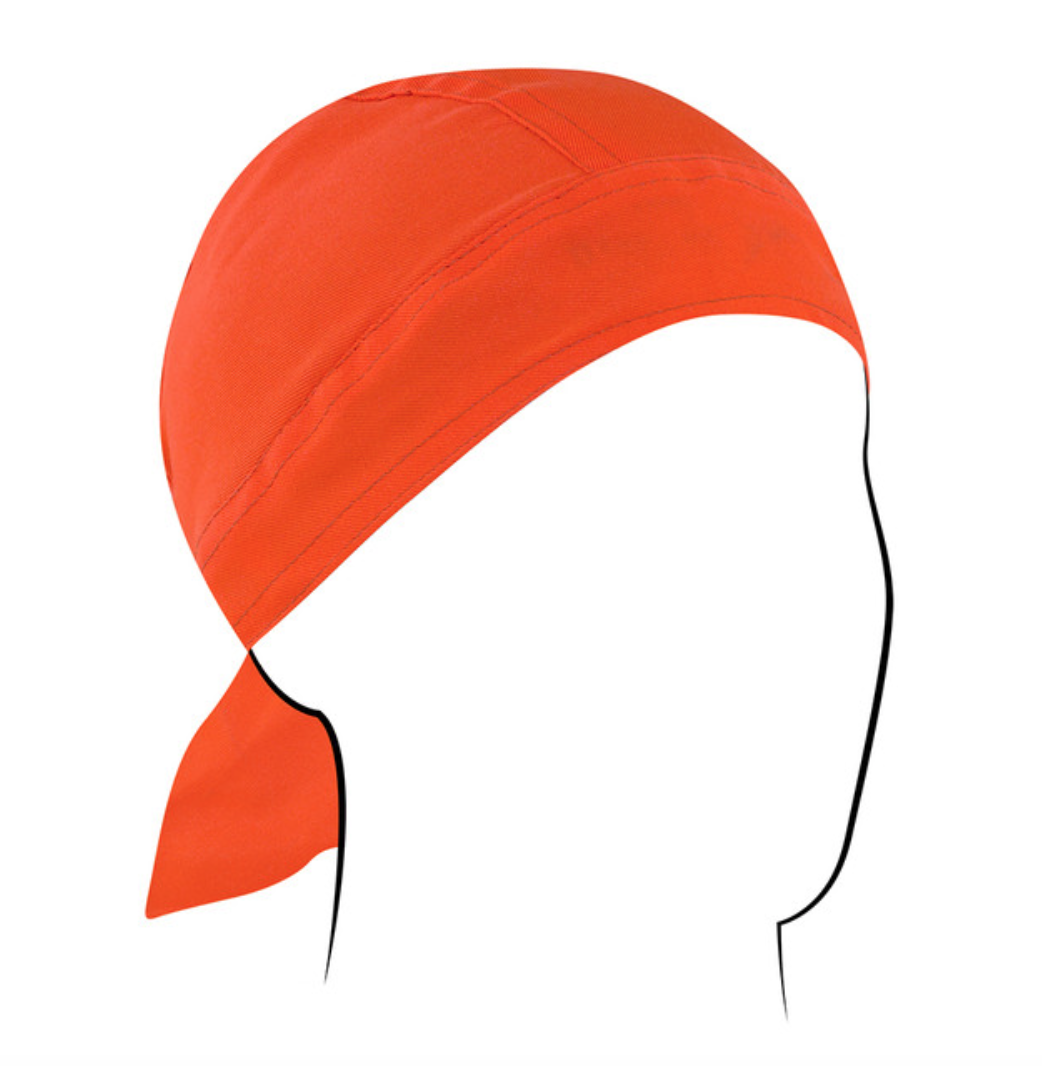 ZAN Headgear Flydanna Cotton High Visibility Orange B142-Tactical Source LLC
