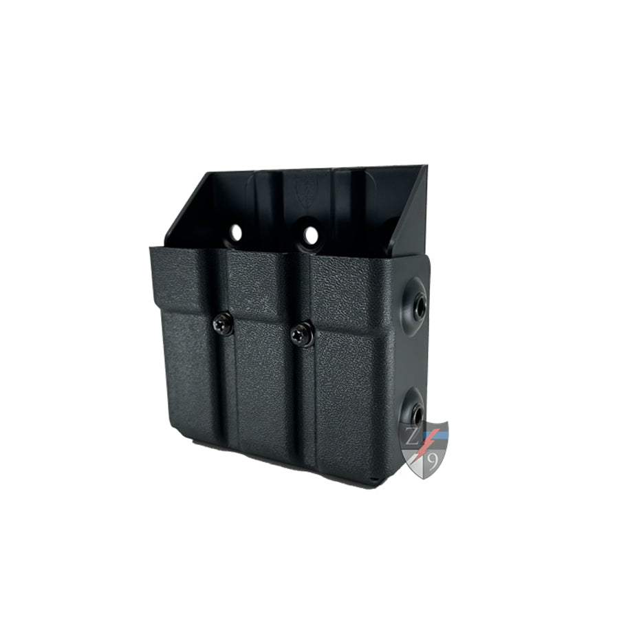 Zero9 Solutions Triple Mag Case / Other 9/40 - Black-Tactical Source LLC